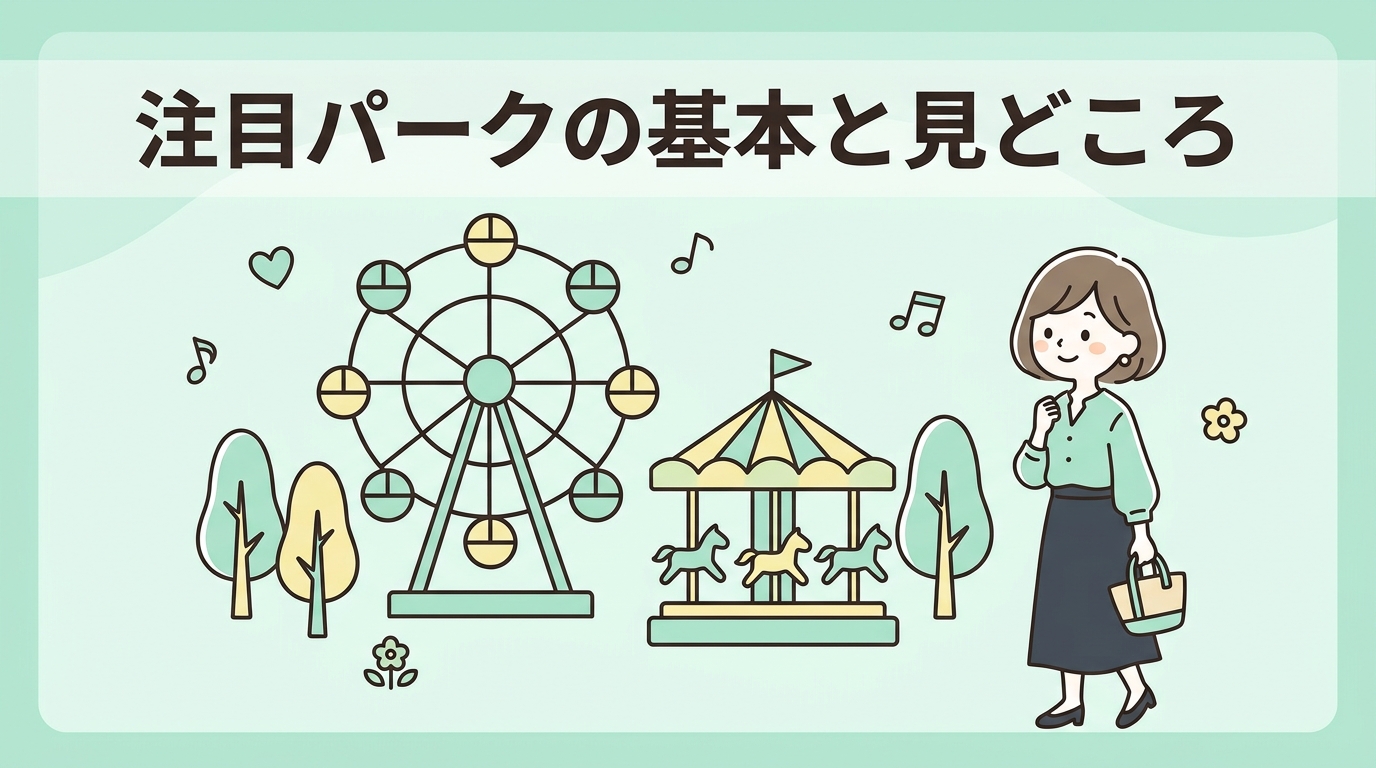 各注目パークの基本情報とおすすめポイント