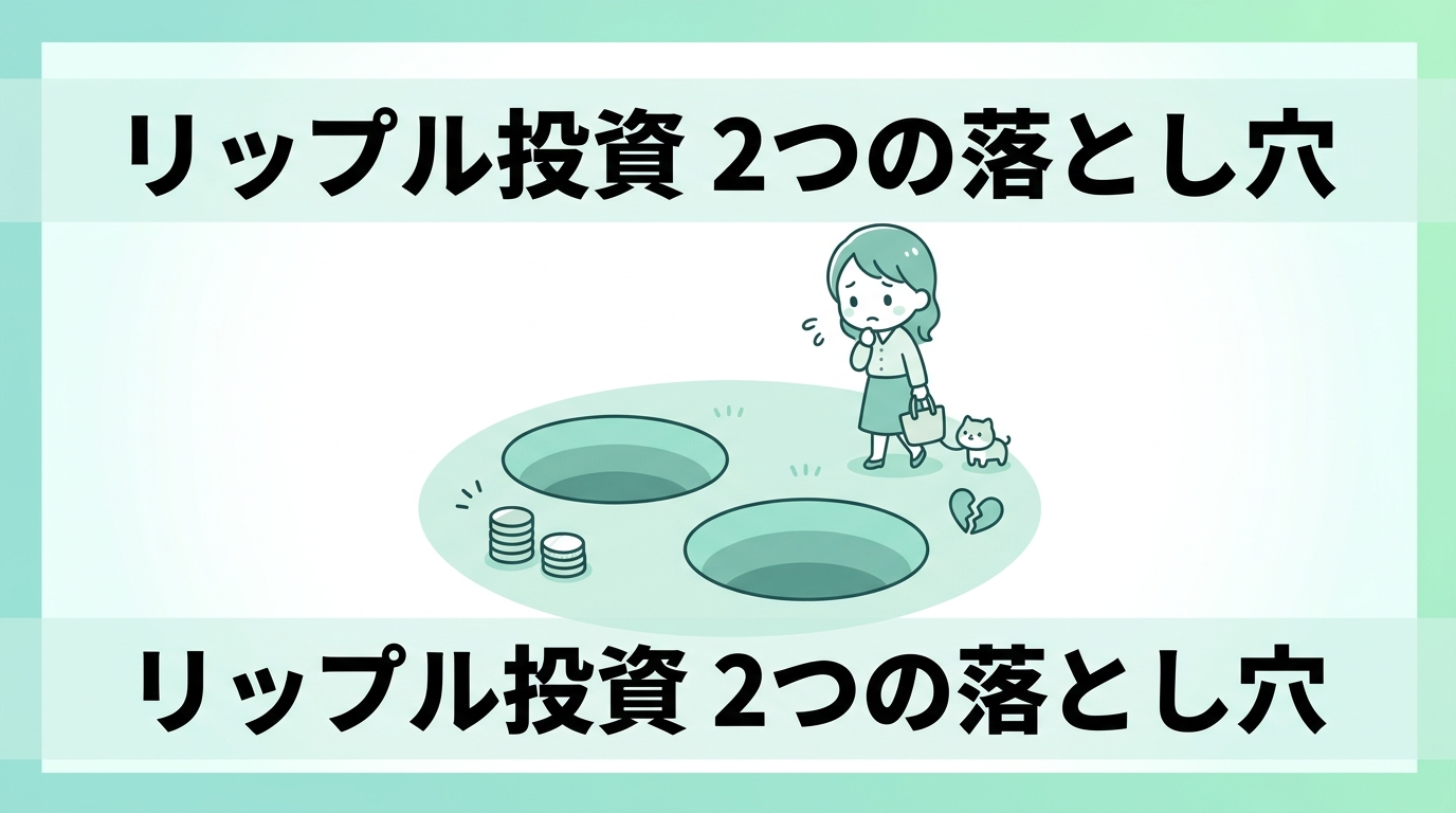 リップル投資を検討する際の2つのデメリット