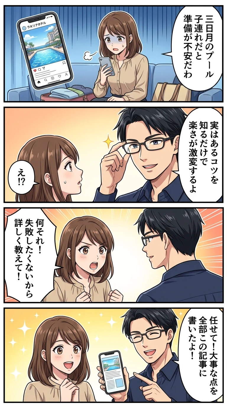 ホテル三日月 プール