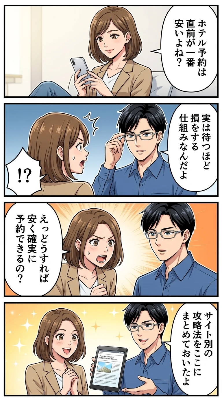 ホテル予約 いつから