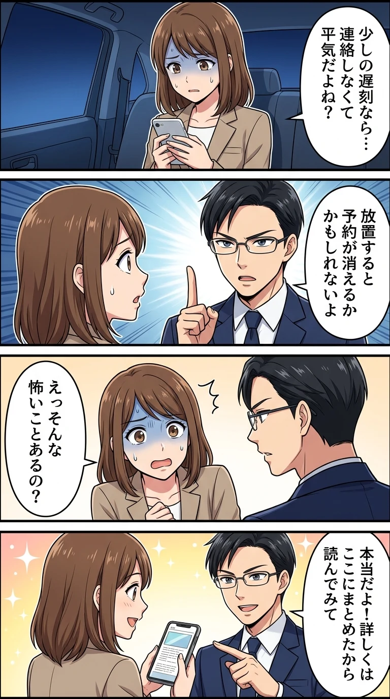 ホテル チェックイン 遅れる 30分