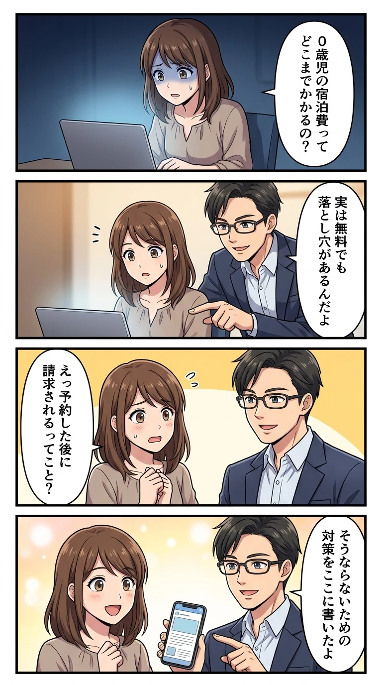 ホテル 0歳児 料金