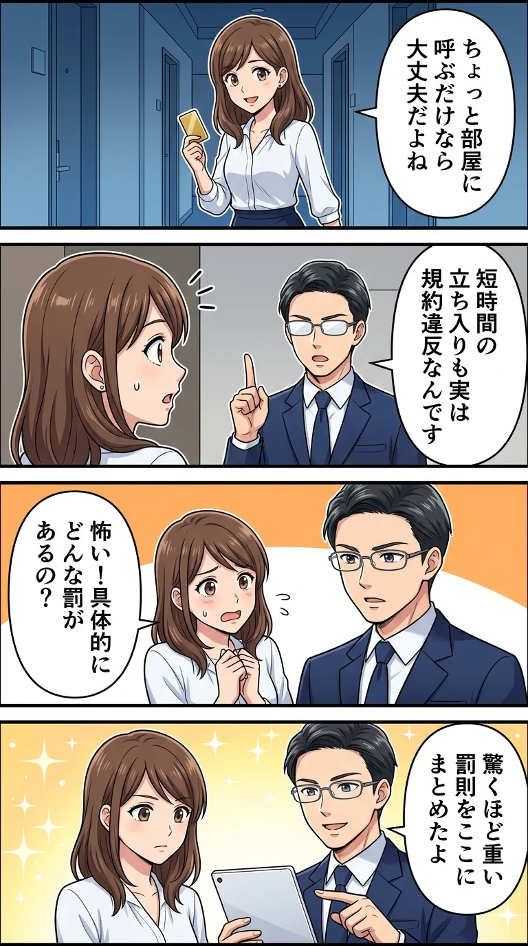 ホテル 1人部屋に2人