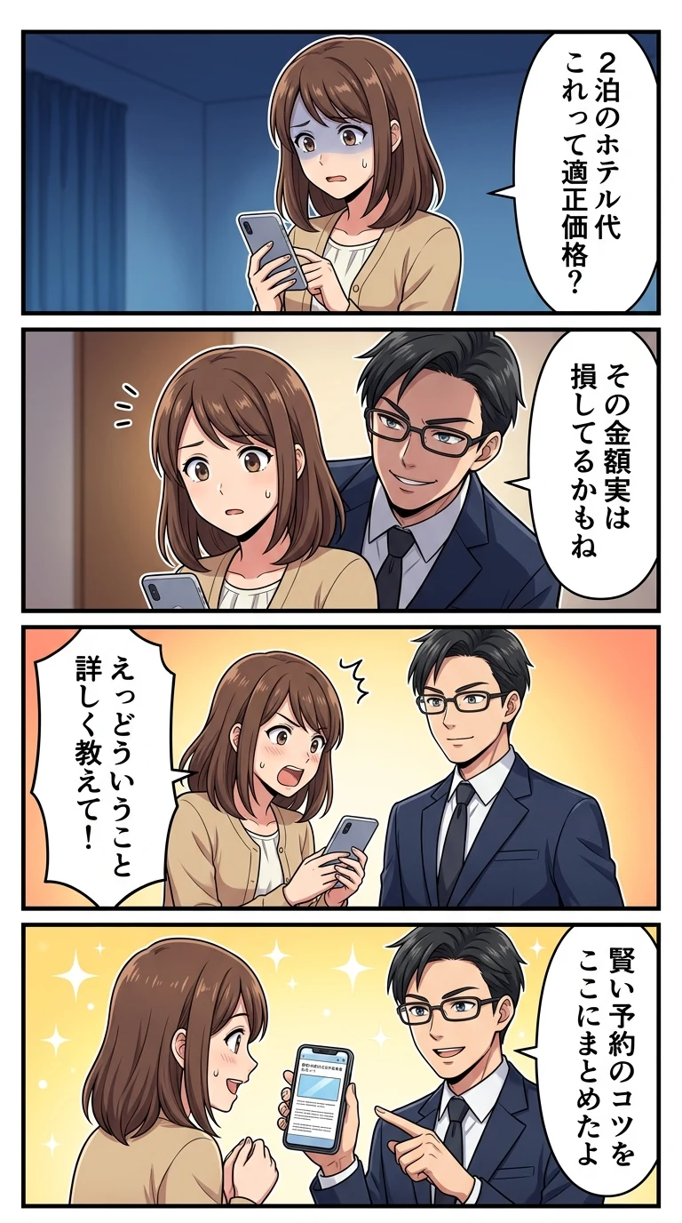 ホテル 2泊 相場