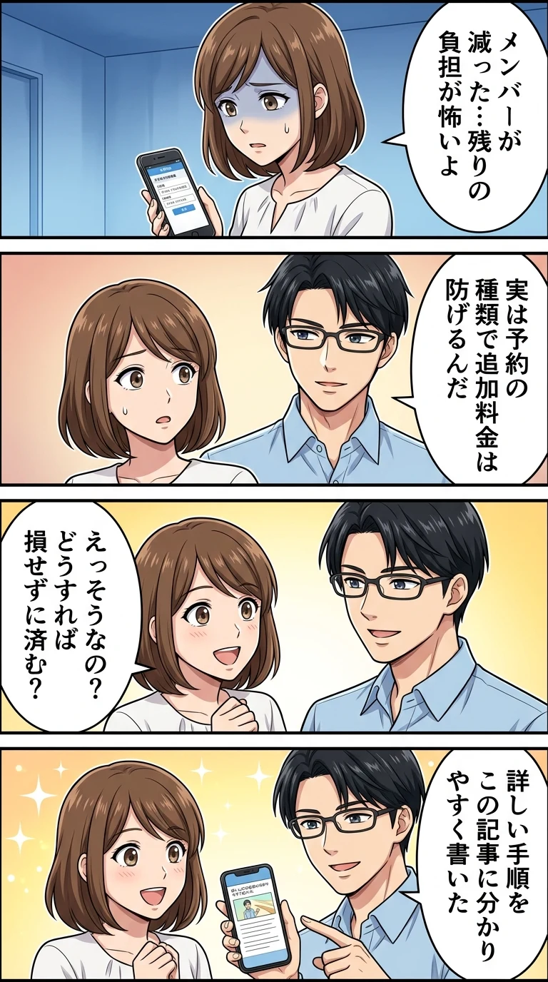 ホテル 3人部屋 1人キャンセル