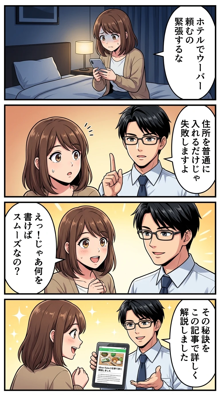 ホテル ウーバーイーツ