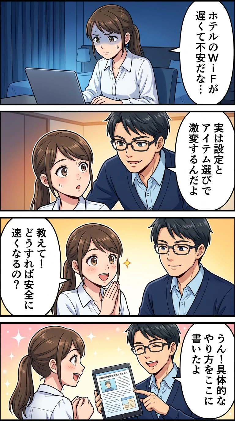 ホテル wifi