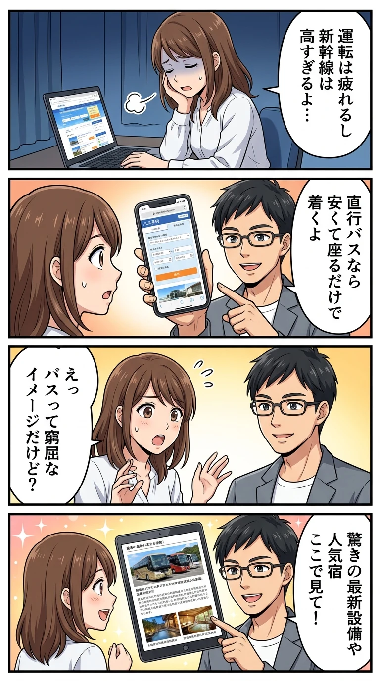ホテル 往復直行バスプラン